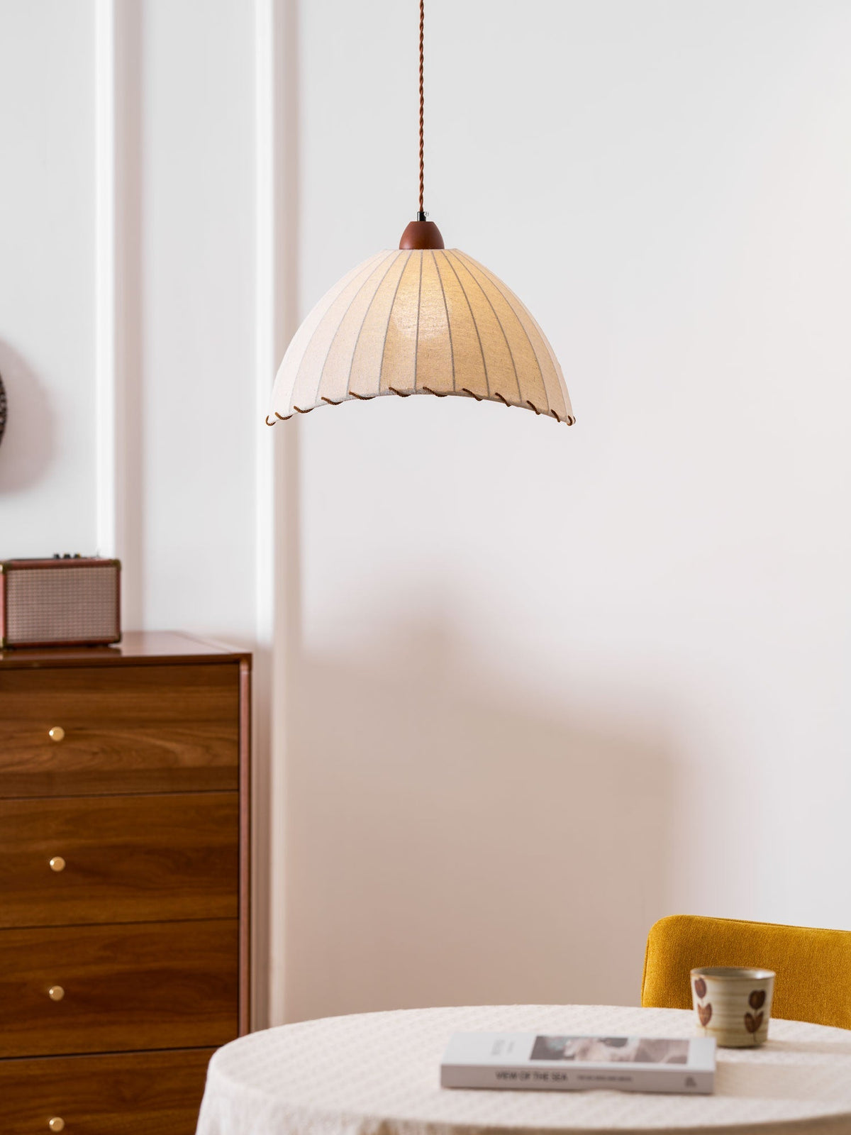 Woven Bell Pendant Light
