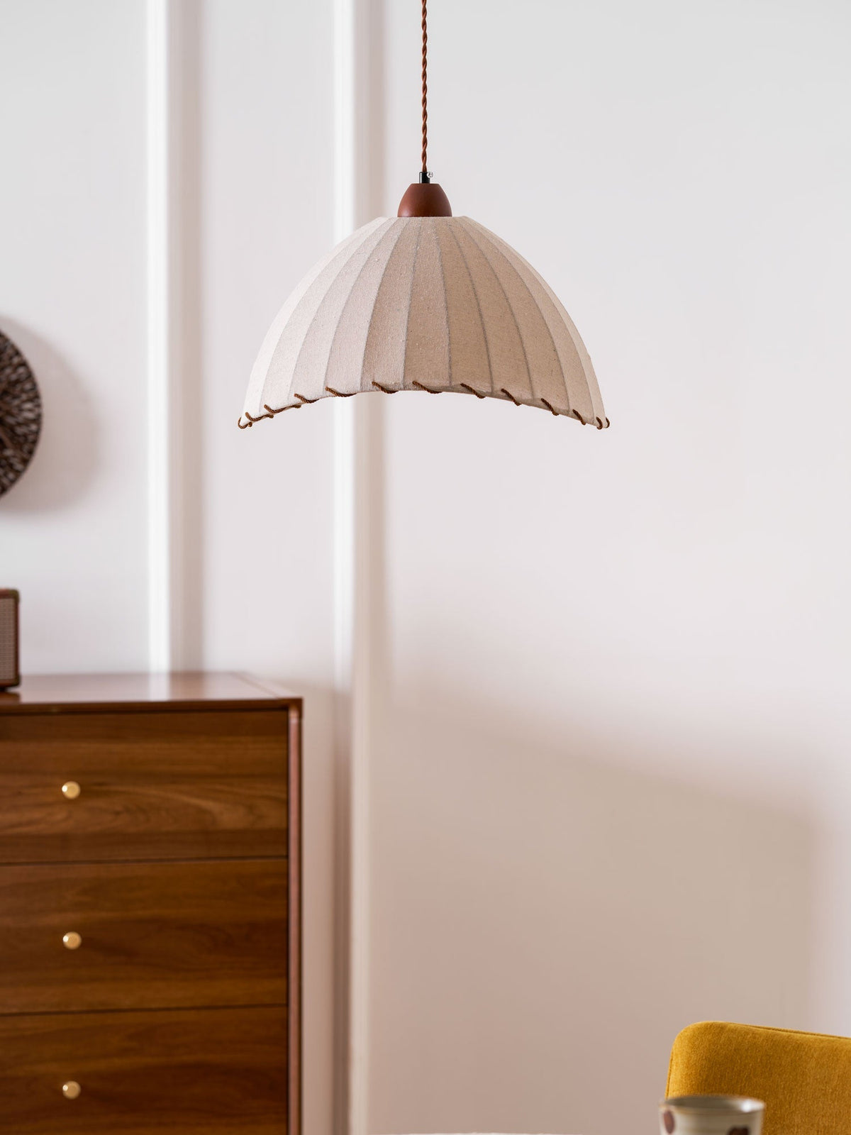 Woven Bell Pendant Light