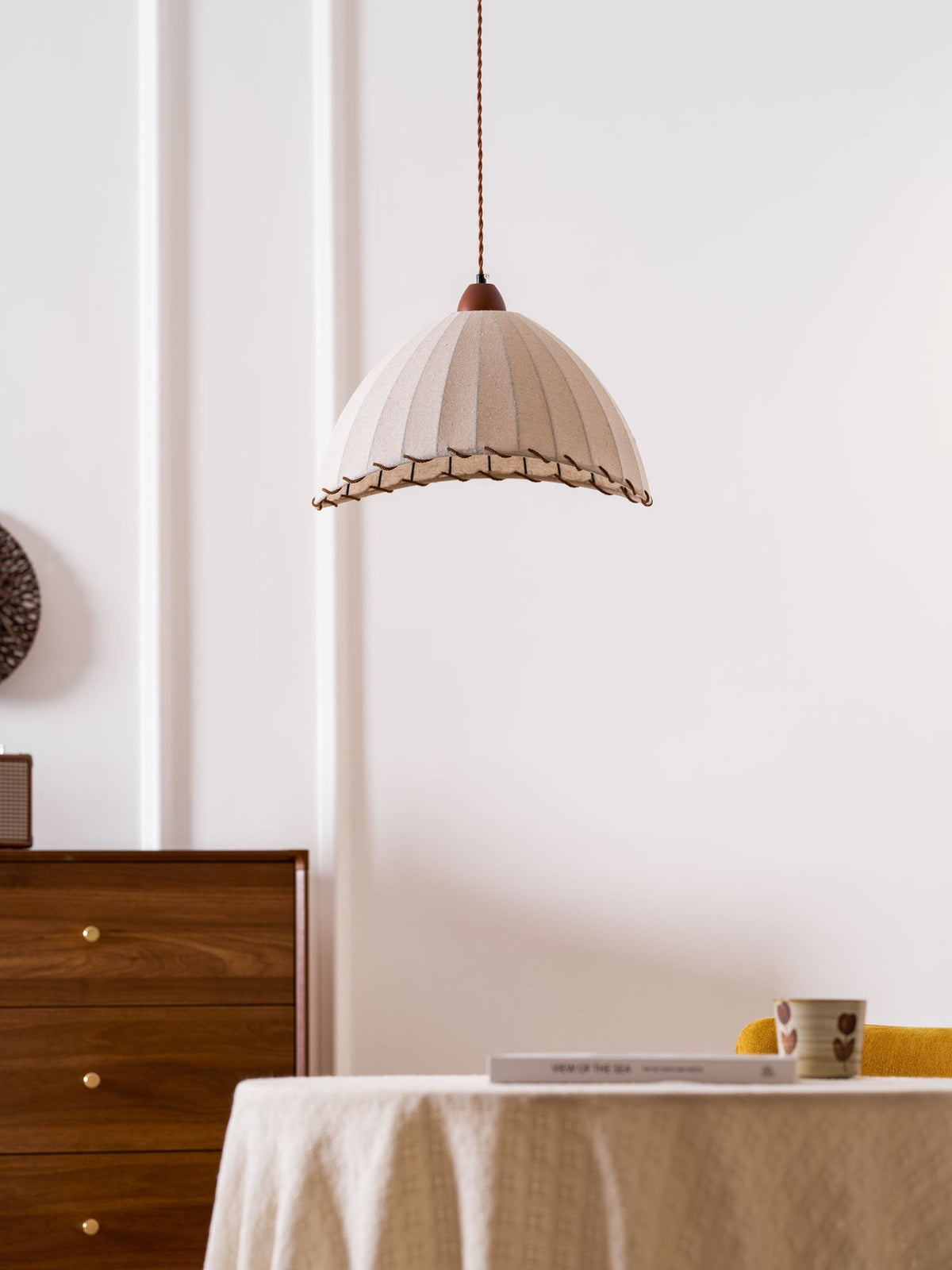 Woven Bell Pendant Light