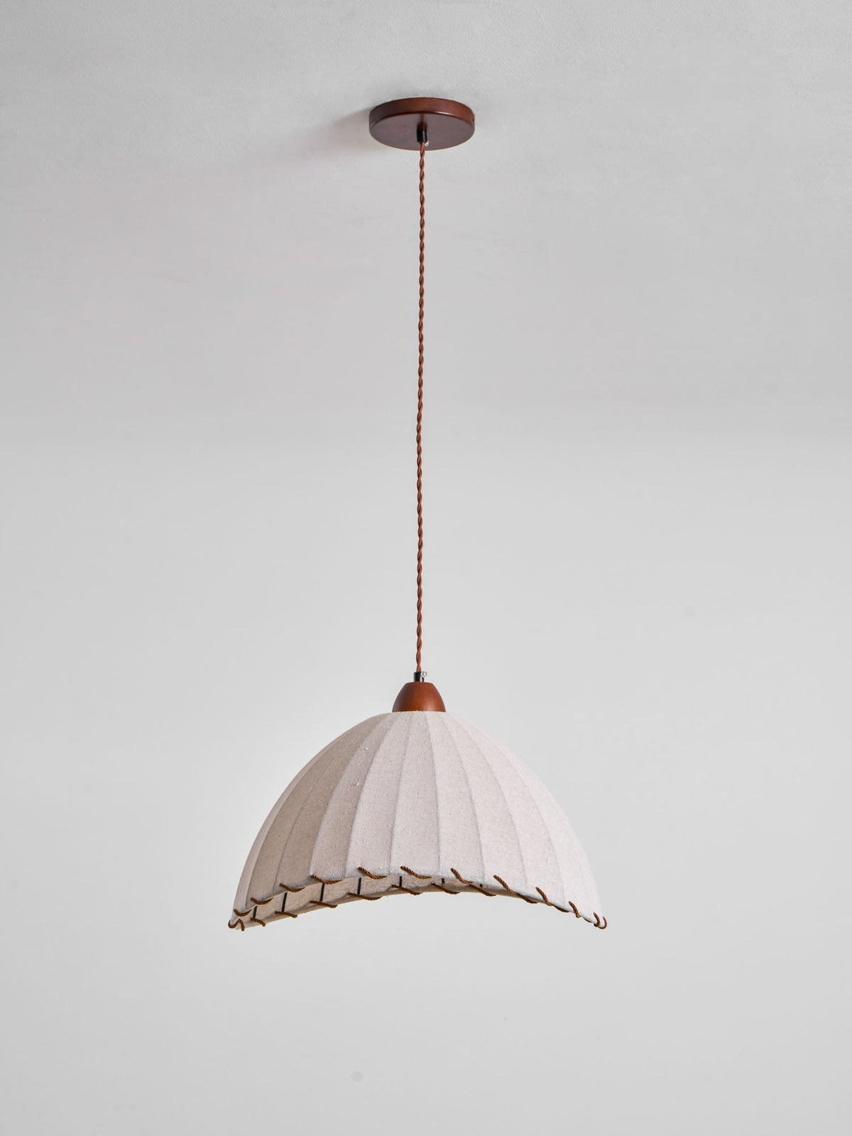 Woven Bell Pendant Light