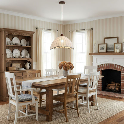 Woven Bell Pendant Light