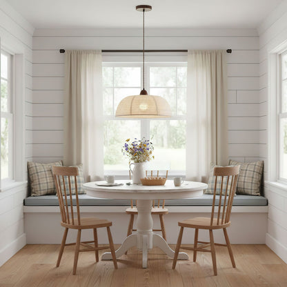 Woven Bell Pendant Light
