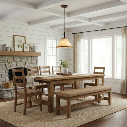 Woven Bell Pendant Light
