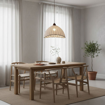 Woven Bell Pendant Light