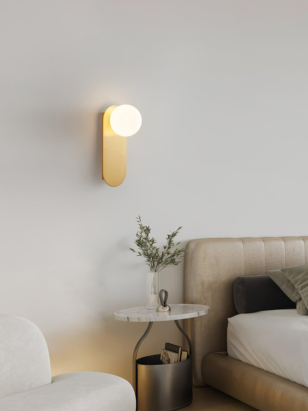 Aure Globe Wall Light