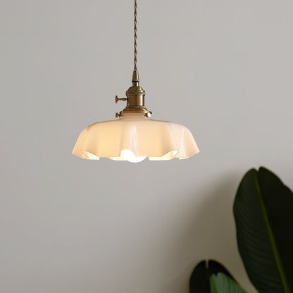 Scallop Swag Pendant Light