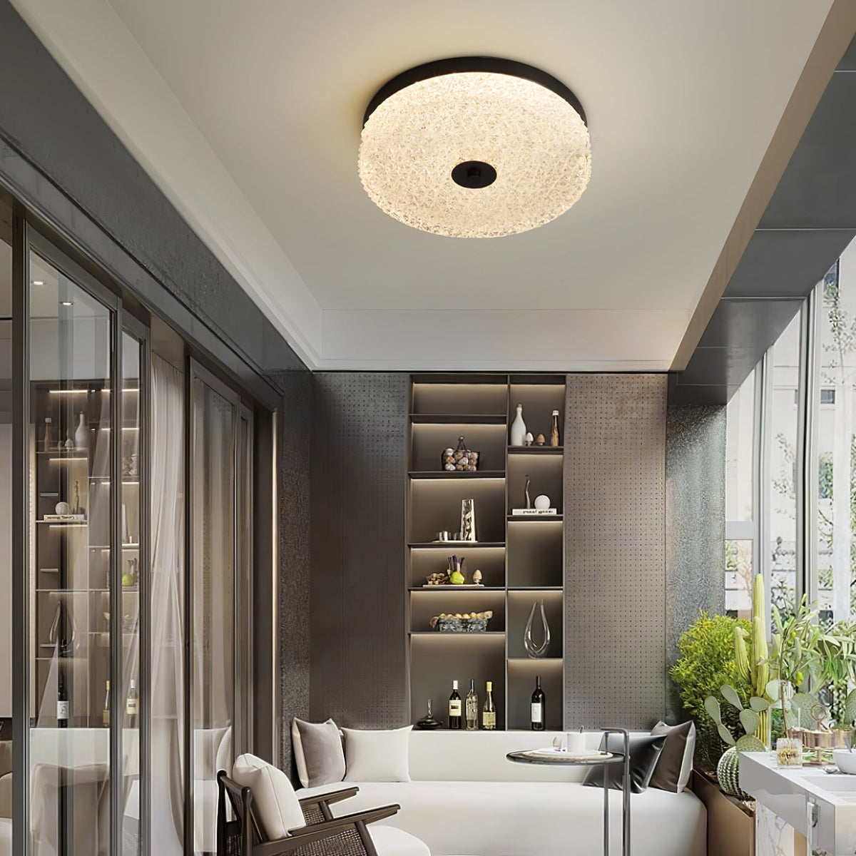 Fleck Disc Ceiling Light