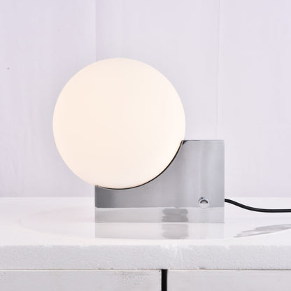 Block Globe Table Lamp