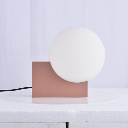 Block Globe Table Lamp