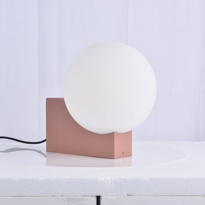 Block Globe Table Lamp