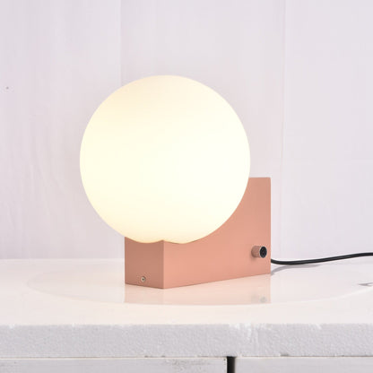Block Globe Table Lamp