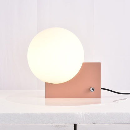 Block Globe Table Lamp