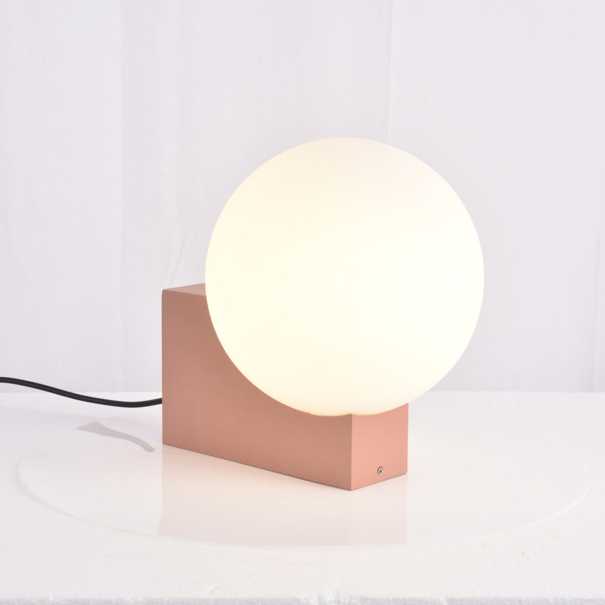 Block Globe Table Lamp