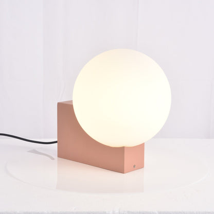 Block Globe Table Lamp