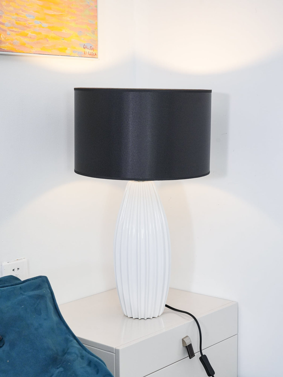 Flute Fabric Table Lamp