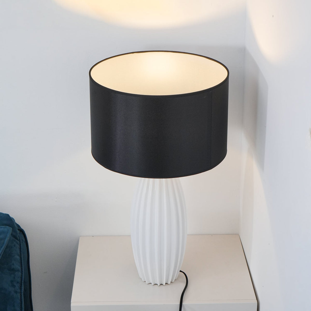 Flute Fabric Table Lamp