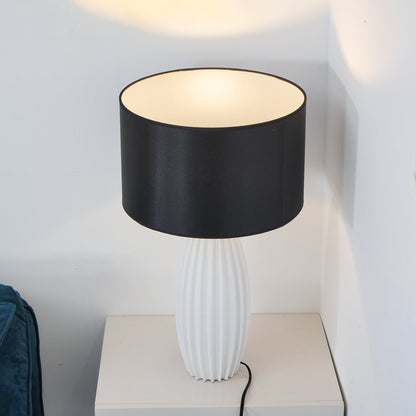 Flute Fabric Table Lamp