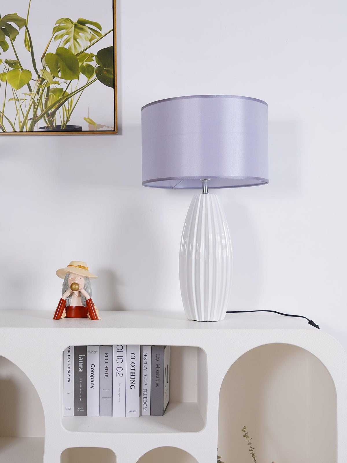 Flute Fabric Table Lamp