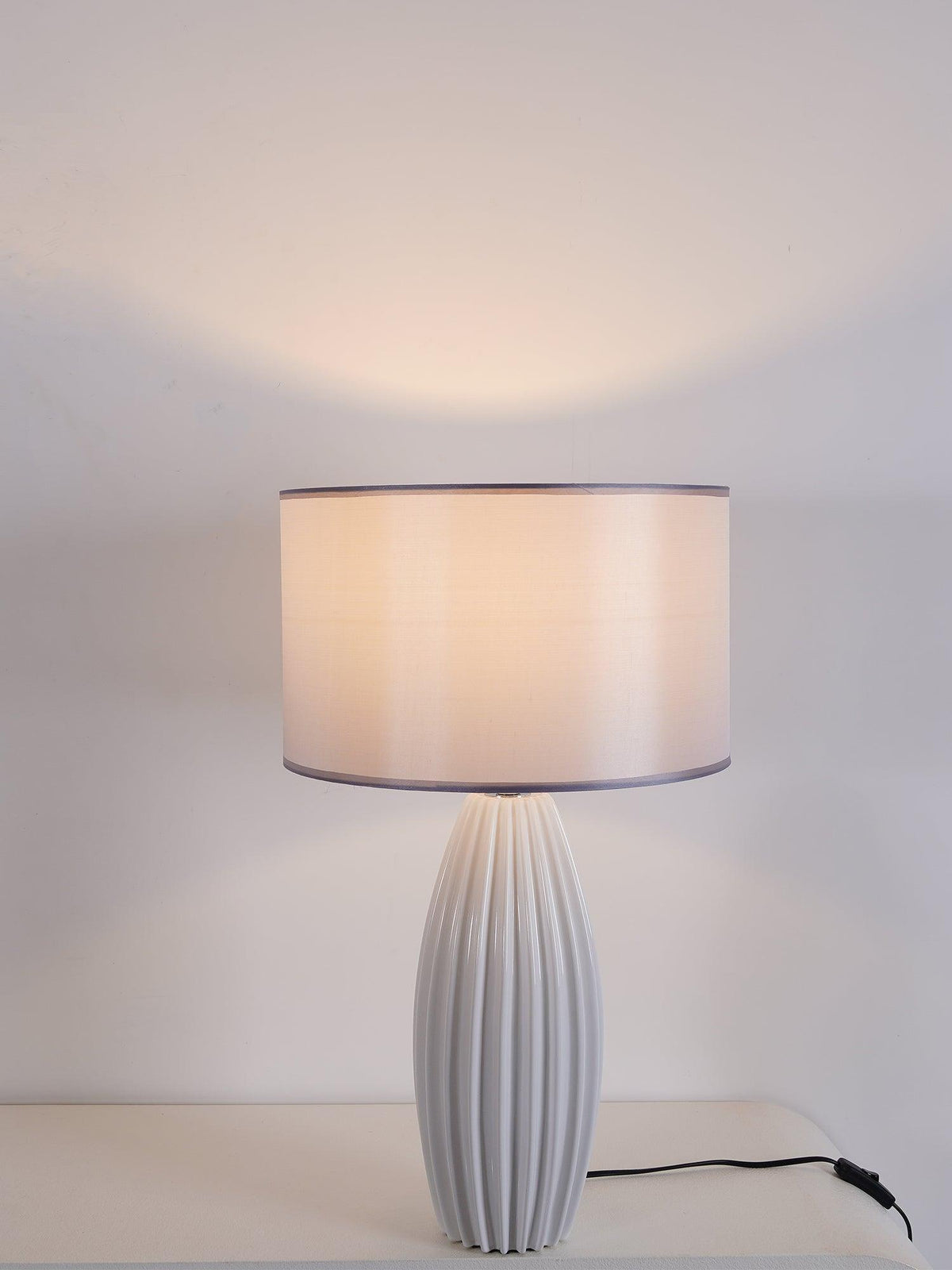 Flute Fabric Table Lamp