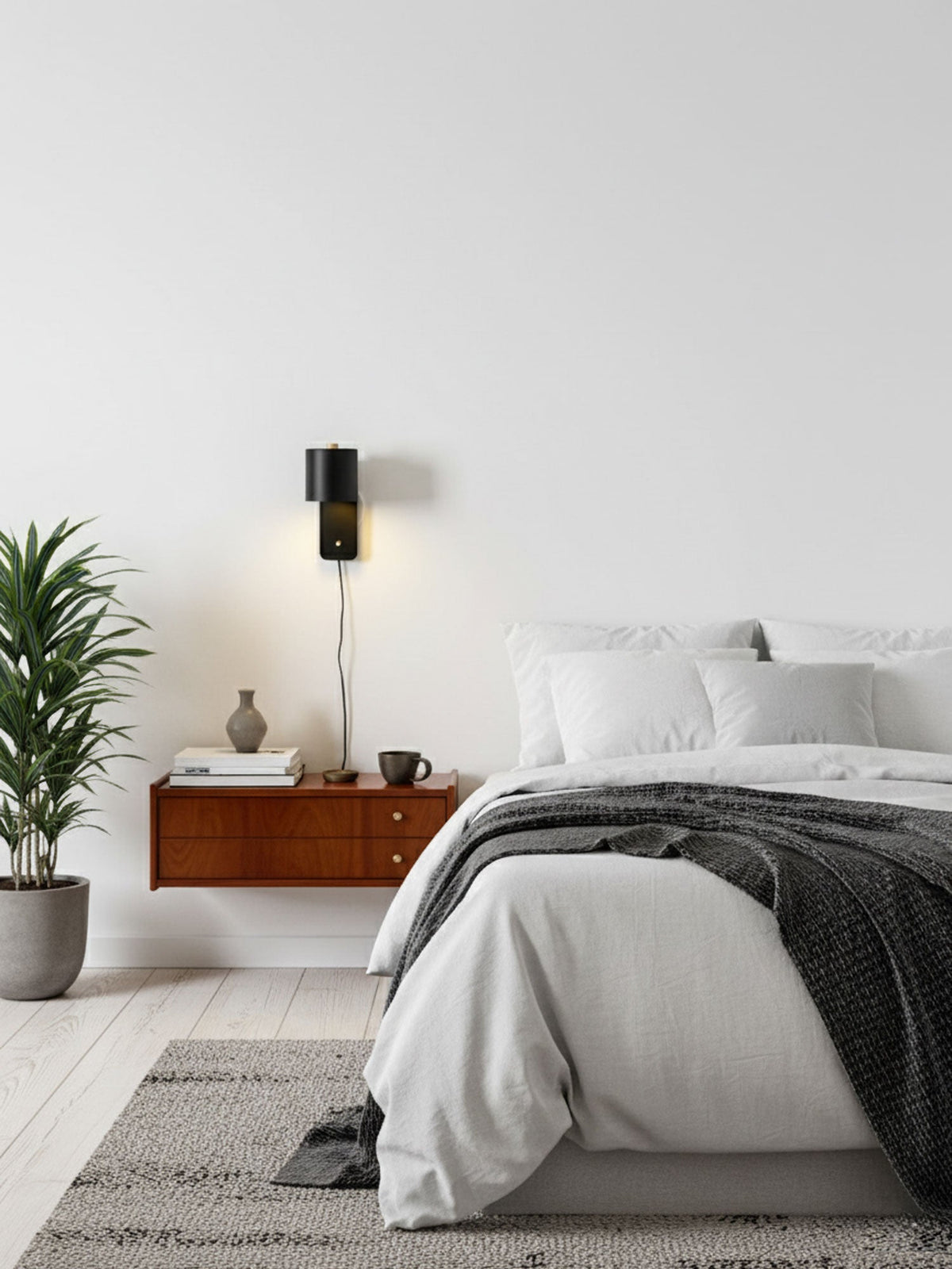 Pivot Cylinder Plug-in Wall Light