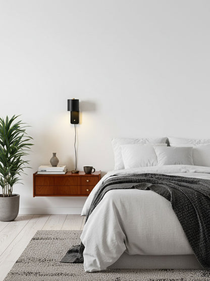 Pivot Cylinder Plug-in Wall Light