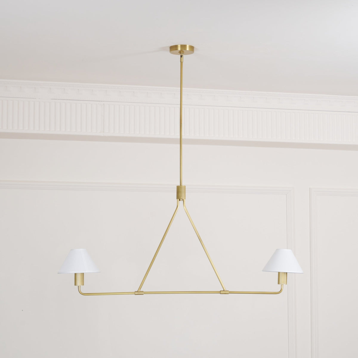 Angle Fabric Chandelier