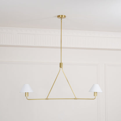 Angle Fabric Chandelier