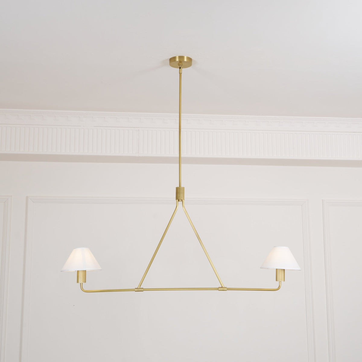 Angle Fabric Chandelier