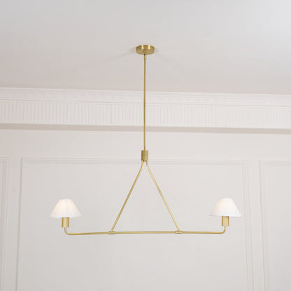 Angle Fabric Chandelier