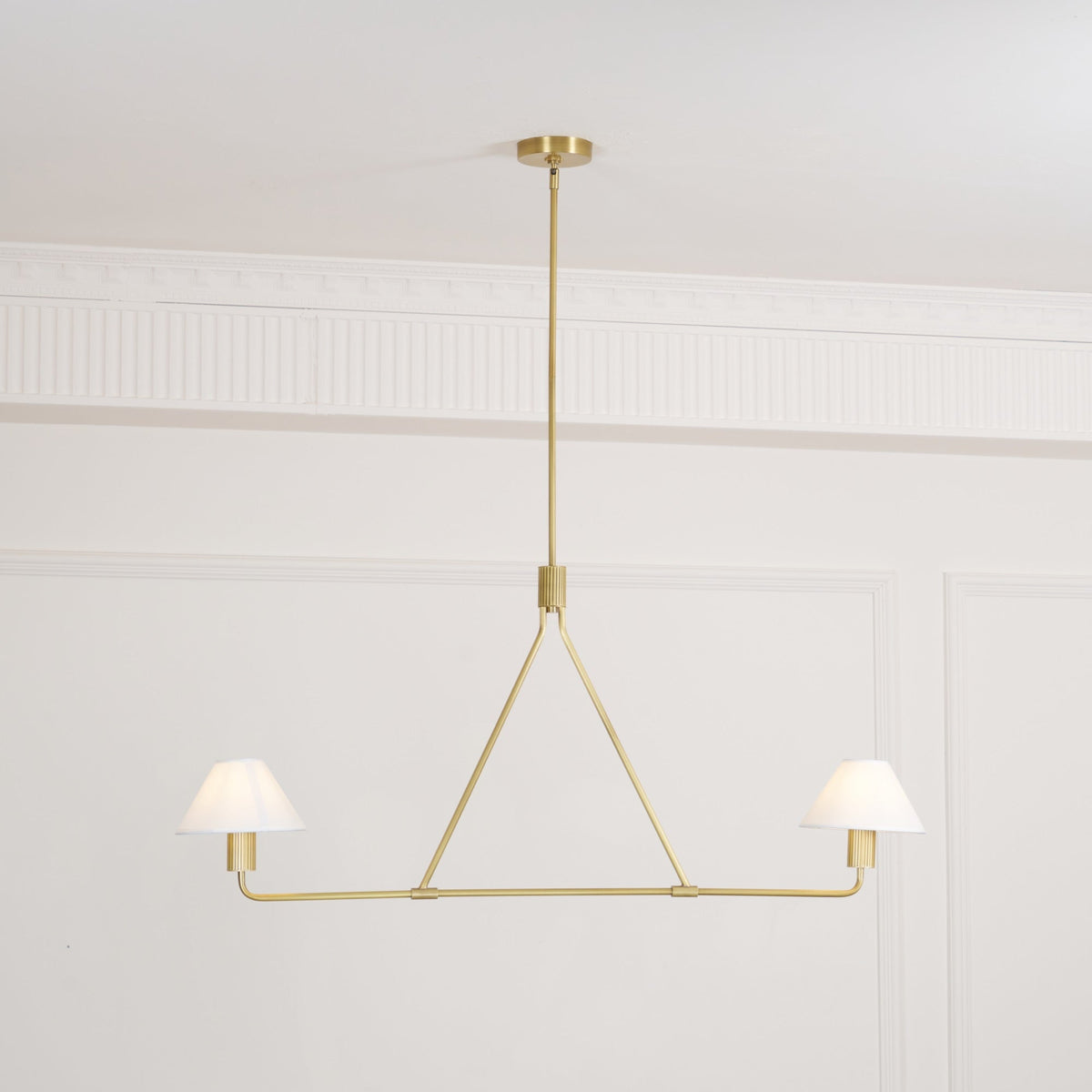 Angle Fabric Chandelier