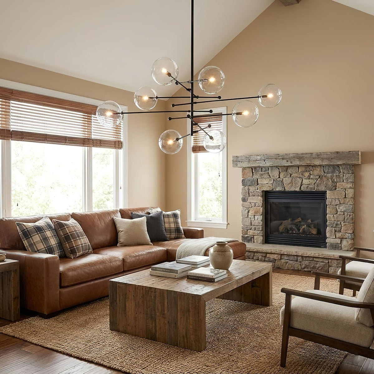 Clear Mobile Chandelier