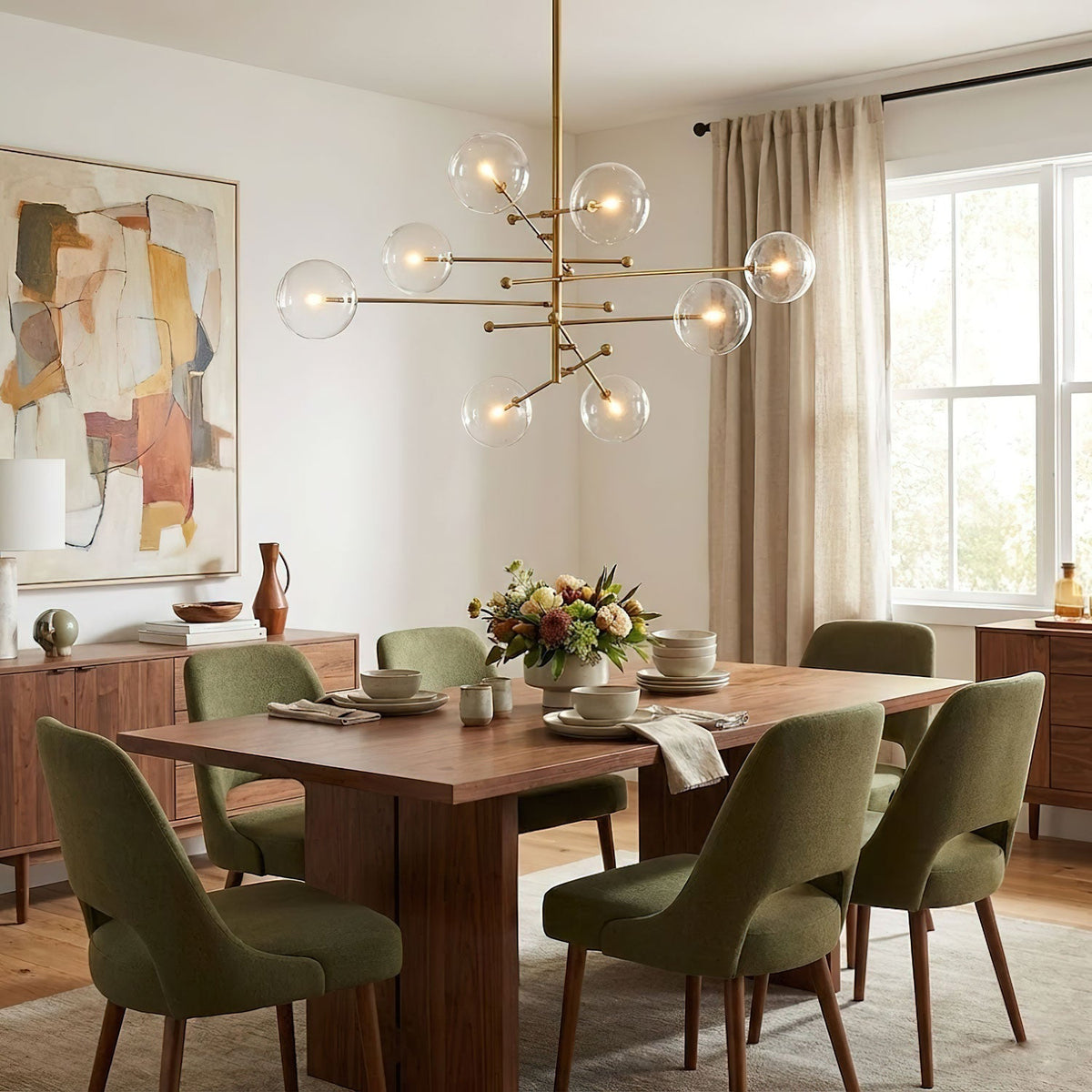 Clear Mobile Chandelier