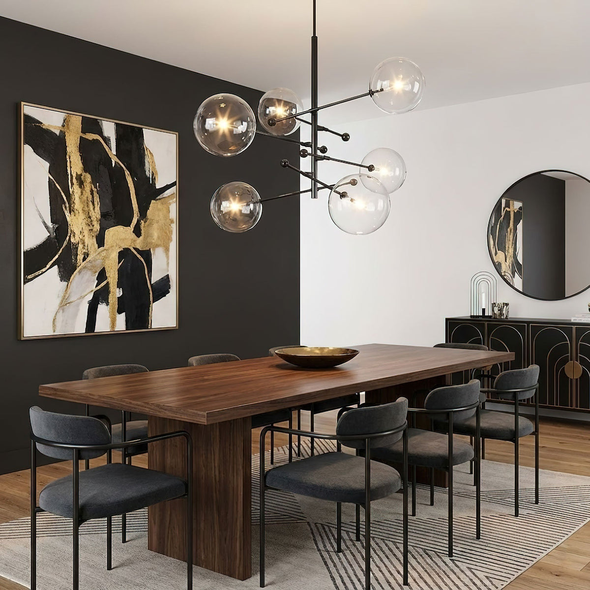 Clear Mobile Chandelier