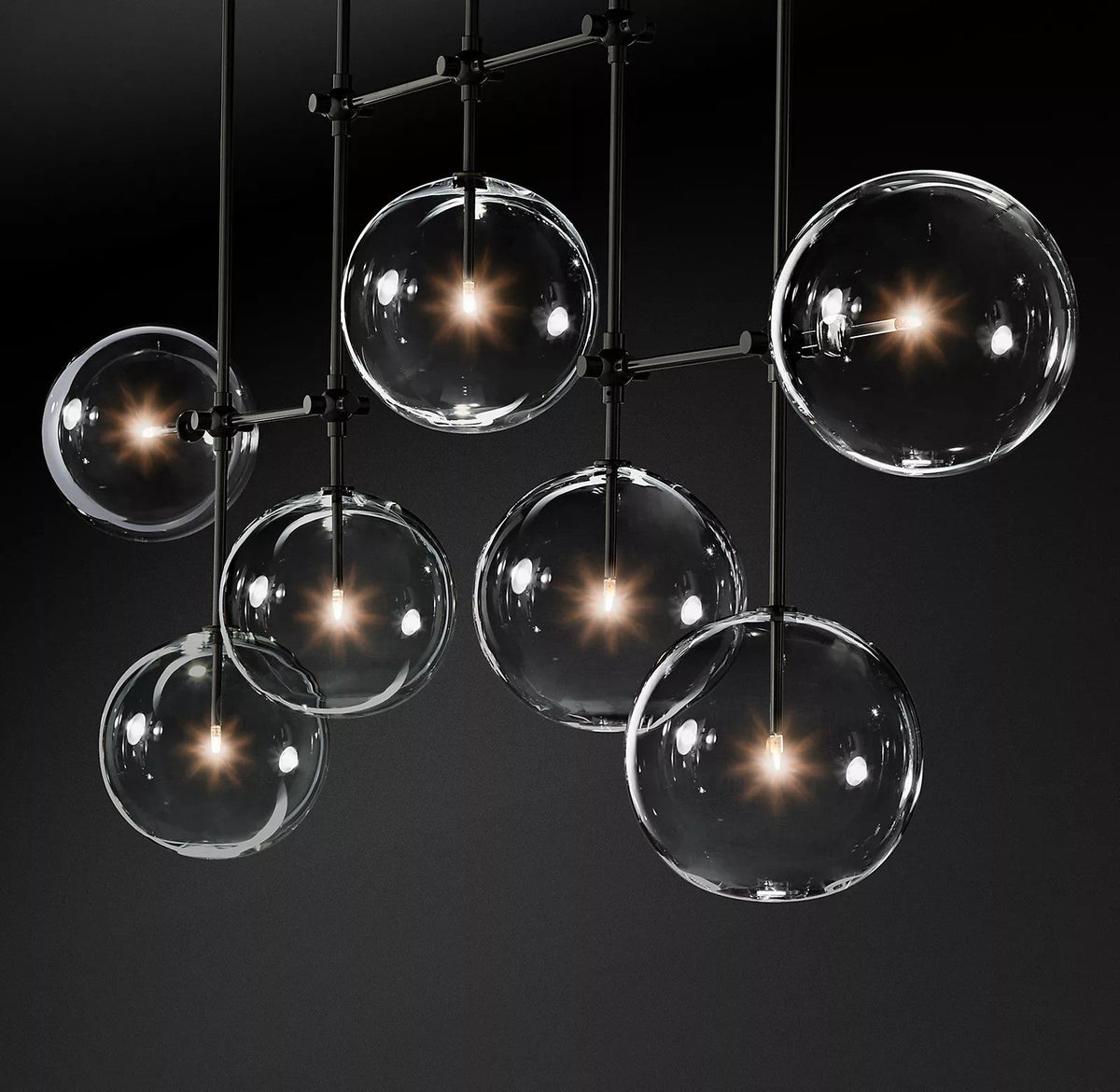 Clear Mobile Chandelier