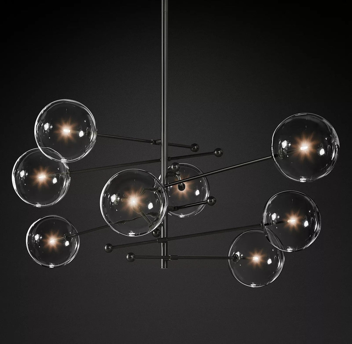 Clear Mobile Chandelier