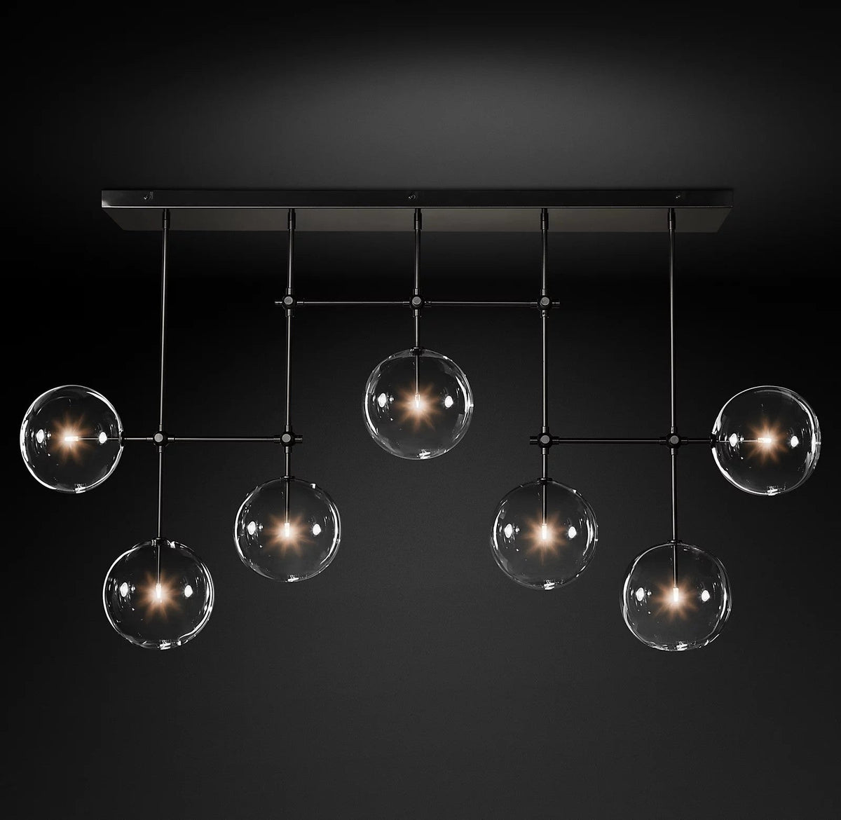 Clear Mobile Chandelier