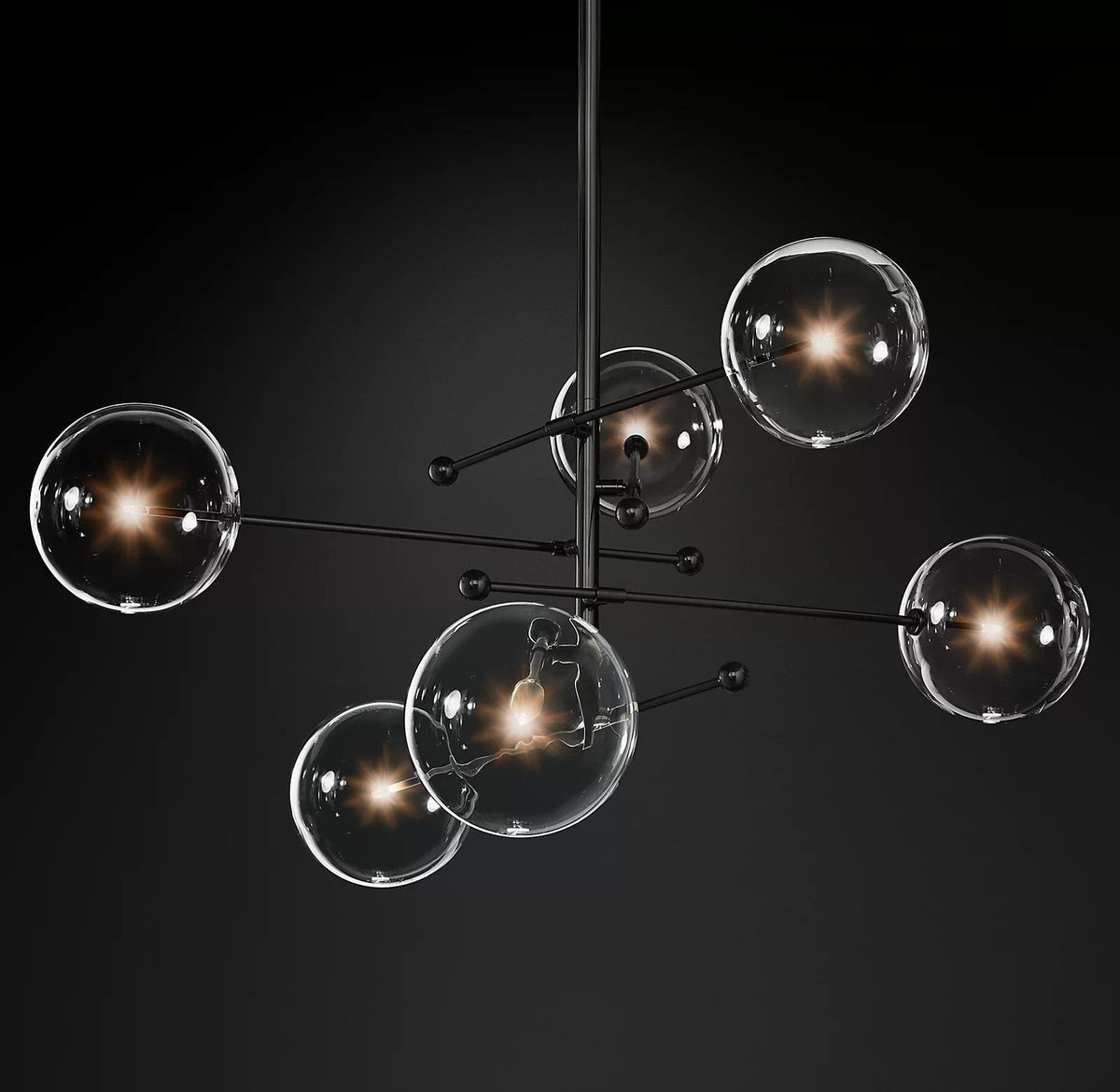 Clear Mobile Chandelier