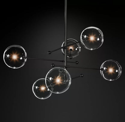 Clear Mobile Chandelier