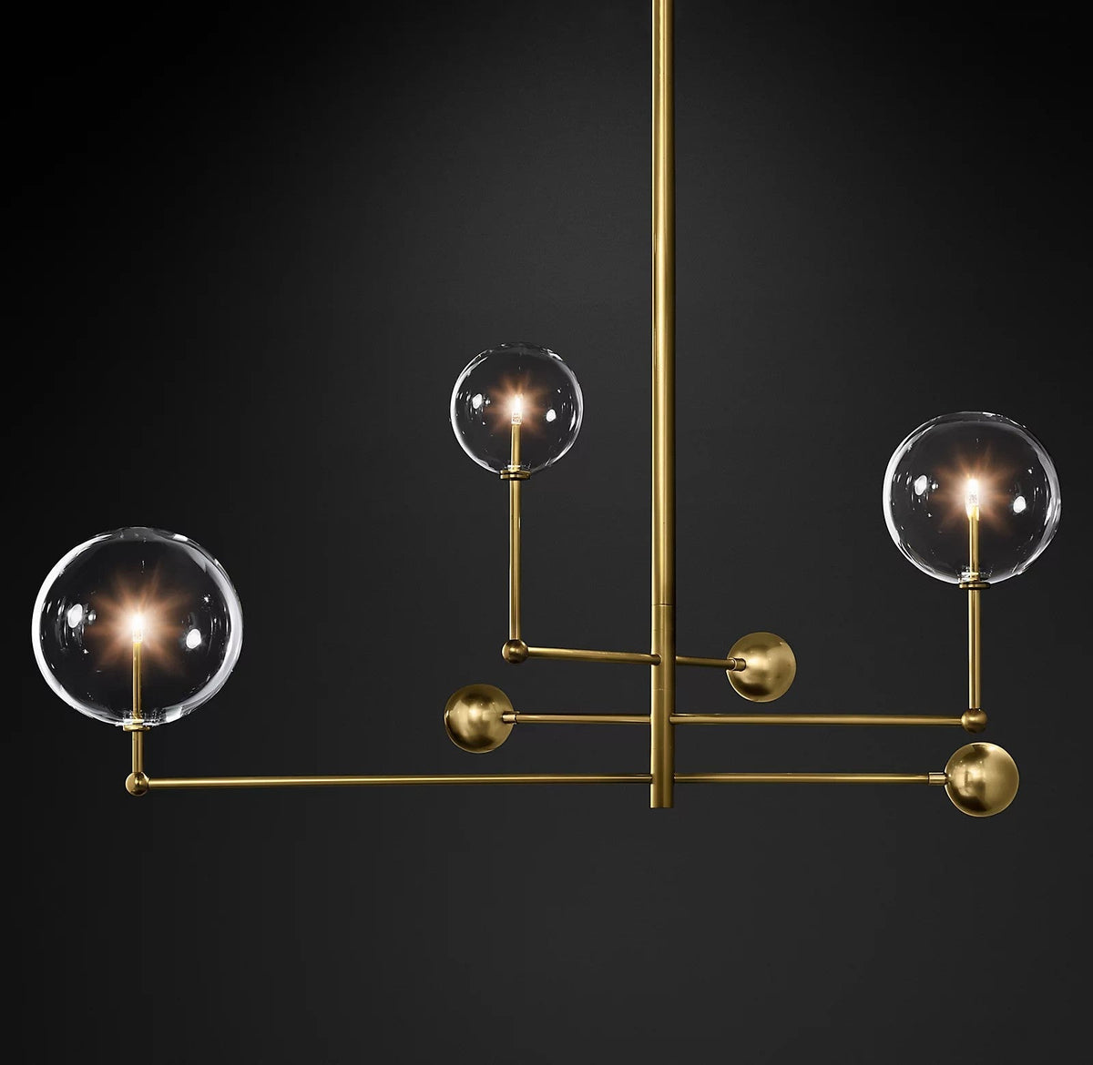 Clear Mobile Chandelier