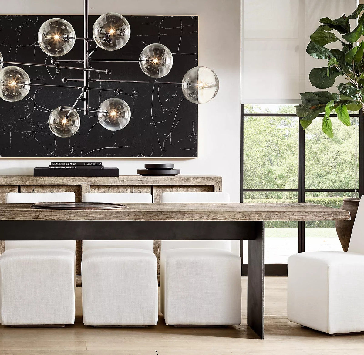 Clear Mobile Chandelier