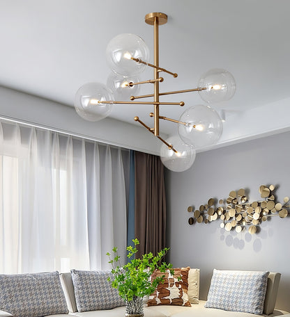 Clear Mobile Chandelier