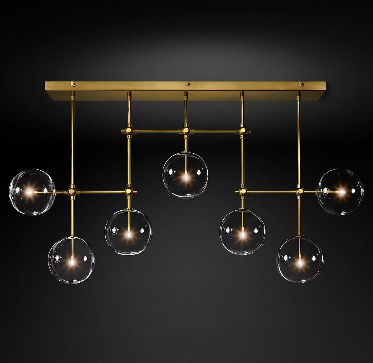 Clear Mobile Chandelier