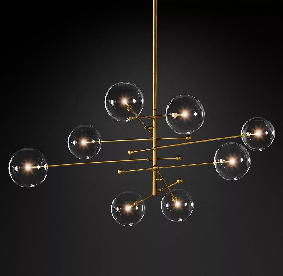 Clear Mobile Chandelier