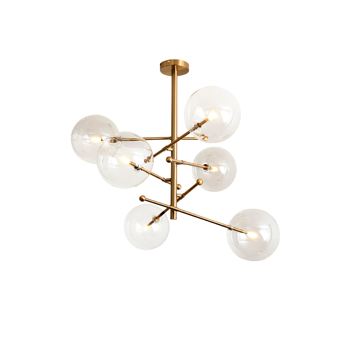 Clear Mobile Chandelier