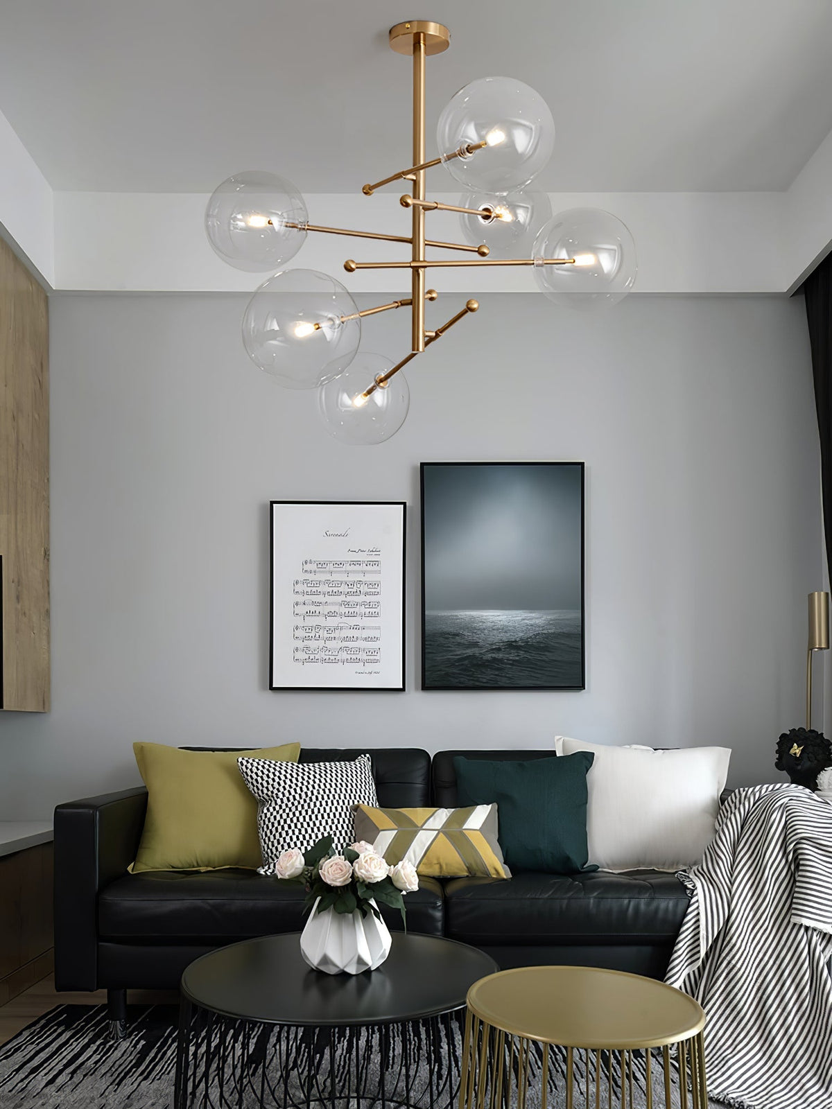 Clear Mobile Chandelier
