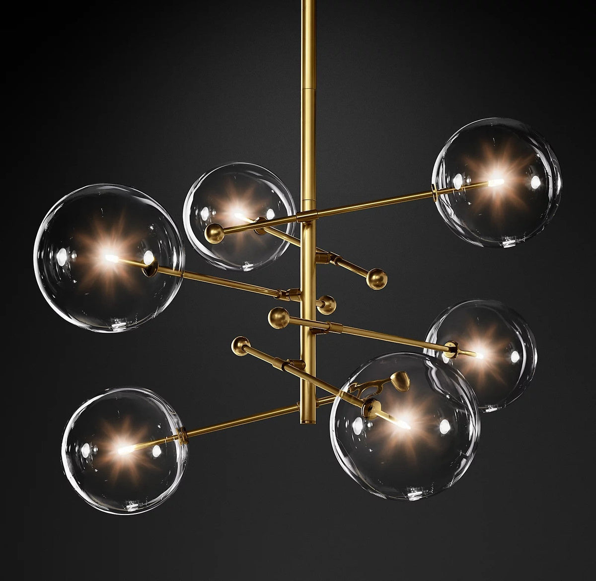 Clear Mobile Chandelier