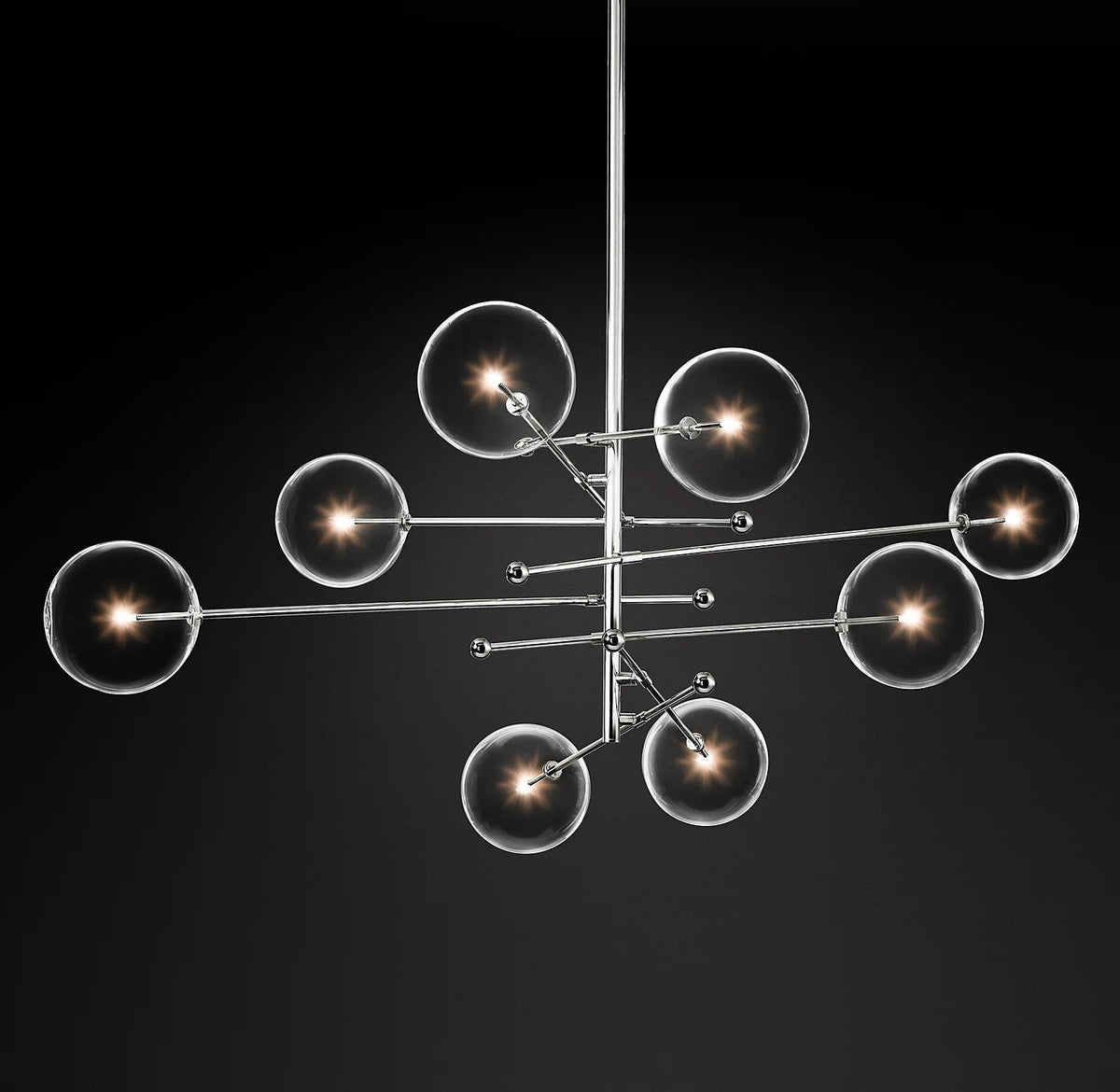 Clear Mobile Chandelier