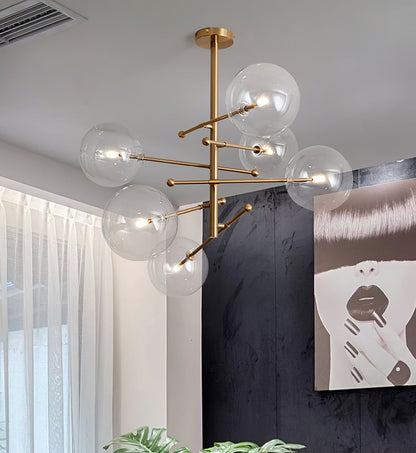 Clear Mobile Chandelier