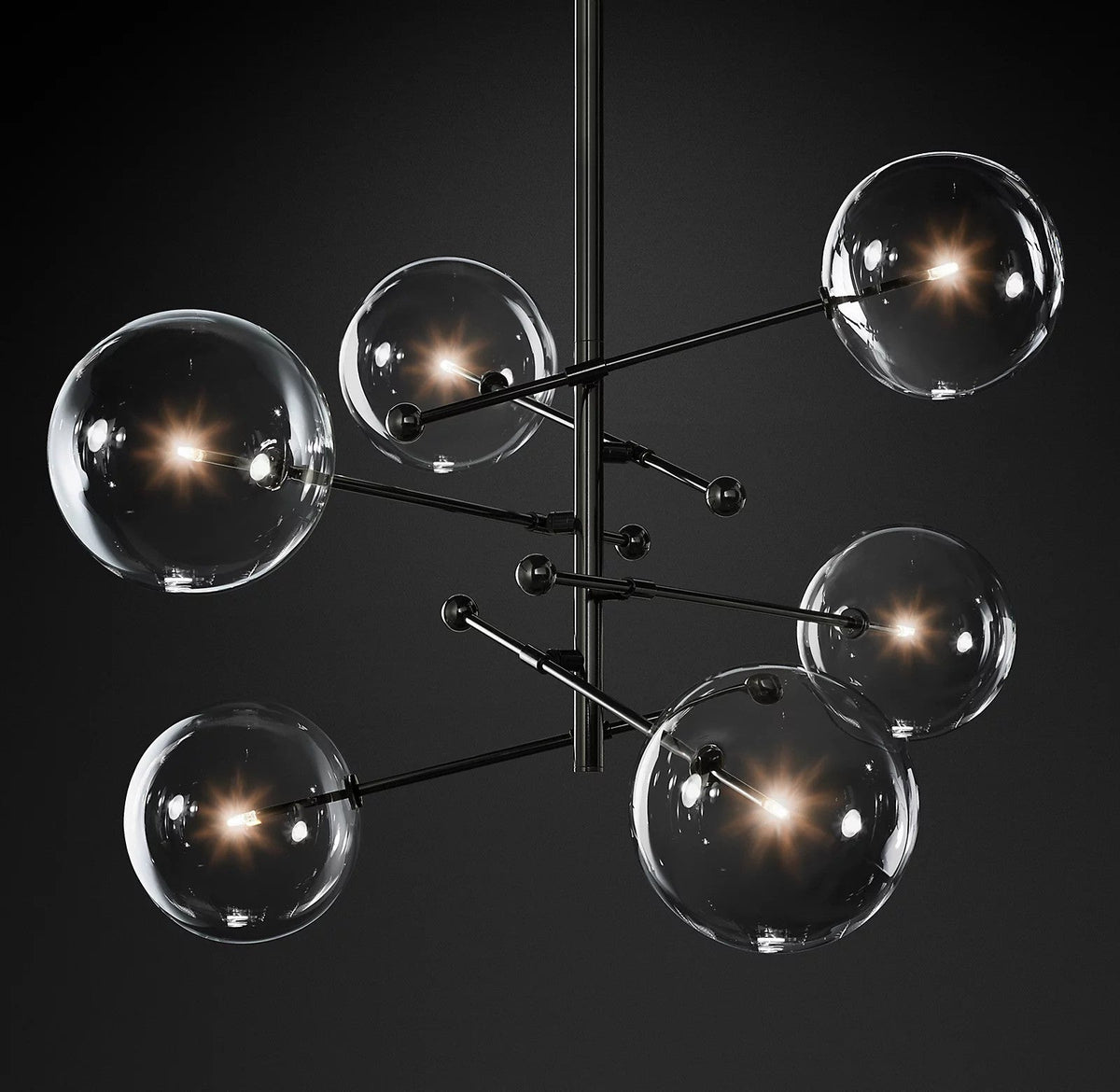 Clear Mobile Chandelier