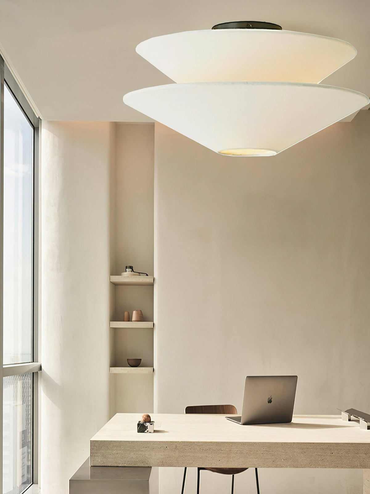 Layered Saucer Ceiling Light